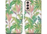 Cadorabo Cover Protettiva Per Samsung Galaxy S21 Plus Cover Design Green Rainforest No.8 Cover Telefono Cellulare Custodia Protettiva Cover