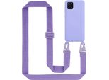 Cadorabo Custodia Protettiva Per Samsung Galaxy A81 / Note 10 Lite / M60S Cover In Viola Custodia A Catena Per Telefono Cellulare Cavo Regolabile In Lunghezza