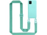 Cadorabo Cover Protettiva Per Samsung Galaxy A81 / Note 10 Lite / M60S Cover In Turchese Custodia A Catena Per Cellulare Lunghezza Regolabile