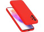 Cadorabo Custodia Protettiva Per Samsung Galaxy A73 5G In Rosso Custodia Del Telefono Cellulare Custodia Cover Tpu Etui