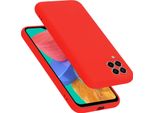 Cadorabo Custodia Protettiva Per Samsung Galaxy M33 5G In Rosso Custodia Del Telefono Cellulare Case Cover Tpu Etui