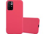 Cadorabo Custodia Per Xiaomi Poco M4 Pro 5G Custodia Protettiva In Rosso Custodia Per Cellulare Custodia In Silicone Tpu Cover