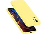 Cadorabo Custodia Protettiva Per Xiaomi Poco X3 Gt Caso In Giallo Telefono Cellulare Case Cover Tpu Etui