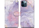 Cadorabo Custodia Protettiva Per Apple Iphone 13 Pro Case Design Viola Custodia Per Cellulare Custodia Protettiva Custodia Magnetica Custodia Cover