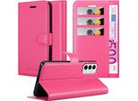 Cadorabo Custodia Per Samsung Galaxy M23 5G Custodia Protettiva In Rosa Custodia Per Cellulare Cover Chiusura Magnetica