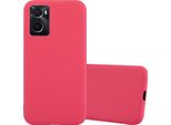 Custodia Cadorabo Per Oppo A36 / A76 / A96 4G / K10 4G / Realme 9I Custodia Protettiva In Rosso Per Telefono Cellulare Custodia In Silicone Tpu Custodia