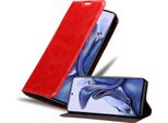 Cadorabo Custodia Per Xiaomi 11T / 11T Pro Cover Protettiva In Rosso Custodia Per Cellulare Cover Chiusura Magnetica