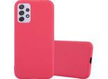 Cadorabo Custodia Per Samsung Galaxy A73 5G Custodia Protettiva In Rosso Custodia Del Telefono Cellulare Tpu Silicone Custodia Cover