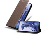 Cadorabo Custodia Per Xiaomi 11T / 11T Pro Cover Protettiva In Marrone Custodia Per Cellulare Cover Chiusura Magnetica
