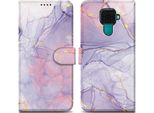 Cadorabo Custodia Protettiva Per Huawei Mate 30 Lite Cover Design Viola Telefono Cellulare Custodia Protettiva Cover Cover Magnetica Cover