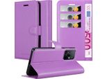 Cadorabo Custodia Per Xiaomi 11T / 11T Pro Cover Protettiva In Viola Custodia Per Cellulare Cover Chiusura Magnetica