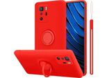Custodia Cadorabo Per Xiaomi Poco X3 Gt Cover Protettiva In Rosso Custodia Per Telefono Cellulare Tpu Custodia Cover