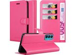 Cadorabo Custodia Per Motorola Edge 20 Custodia Protettiva In Rosa Custodia Per Cellulare Cover Chiusura Magnetica