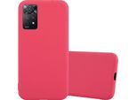 Custodia Cadorabo Per Xiaomi Redmi Note 11 Pro 4G / 5G Custodia Protettiva In Rosso Custodia Per Cellulare Tpu Custodia In Silicone Cover