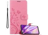 Cadorabo Cover Per Realme 6 Pro Cover Protettiva In Rosa Cover Protettiva Per Cellulare Custodia Fiori Custodia Fiori