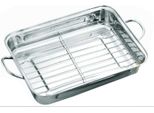 Kinghoff Teglia In Acciaio Con Griglia 35Cm 8473