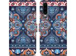 Cadorabo Custodia Protettiva Per Huawei P30 Case Design Blu Custodia Per Telefono Cellulare Custodia Protettiva Custodia Magnetica Custodia Cover
