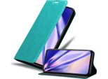 Custodia Cadorabo Per Asus Zenfone 8 Custodia Protettiva In Turchese Custodia Per Cellulare Cover Chiusura Magnetica