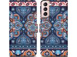 Cadorabo Custodia Protettiva Per Samsung Galaxy S22 Plus Custodia Design Blu Telefono Cellulare Custodia Protettiva Custodia Magnetica Custodia Cover