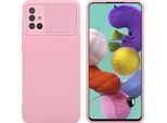 Cadorabo Custodia Per Samsung Galaxy A51 4G / M40S Custodia Protettiva In Rosa Custodia Del Telefono Cellulare Custodia Tpu Copertura Fotocamera Protezione