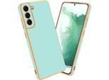 Cadorabo Copertura Protettiva Per Samsung Galaxy S22 Cover In Verde Telefono Cellulare Cover Tpu Silicone Fotocamera Protezione Caso