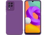 Cadorabo Cover Per Samsung Galaxy M22 / M32 4G Cover Protettiva In Tpu Viola Custodia In Silicone Custodia Del Telefono Cellulare