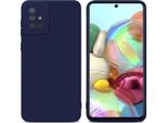 Cadorabo Cover Per Samsung Galaxy A71 4G Cover Protettiva In Silicone Tpu Blu Custodia Per Telefono Cellulare