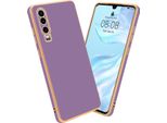 Cadorabo Copertura Protettiva Per Huawei P30 Cover In Viola Copertura Del Telefono Cellulare Tpu Silicone Fotocamera Custodia Di Protezione Caso