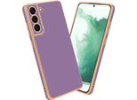 Cadorabo Custodia Protettiva Per Samsung Galaxy S21 Plus Cover In Viola Custodia Del Telefono Cellulare Tpu Silicone Fotocamera Protezione Caso