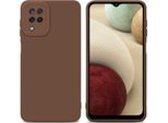 Cadorabo Cover Per Samsung Galaxy A12 / M12 Cover Protettiva In Tpu Marrone Custodia In Silicone Custodia Per Cellulare