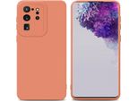 Cadorabo Cover Per Samsung Galaxy S20 Ultra Cover Protettiva In Silicone Tpu Arancione Custodia Per Telefono Cellulare