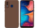 Cadorabo Cover Per Samsung Galaxy A20 / A30 / M10S Cover Protettiva In Tpu Marrone Custodia In Silicone Custodia Per Cellulare