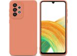Cadorabo Cover Per Samsung Galaxy A32 4G Cover Protettiva In Silicone Tpu Arancione Custodia Per Telefono Cellulare