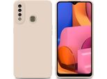 Cadorabo Cover Per Samsung Galaxy A20S Cover Protettiva In Silicone Tpu Rosa Custodia Per Telefono Cellulare
