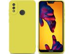 Cadorabo Cover Per Huawei P20 Lite 2018 / Nova 3E Cover Protettiva In Tpu Giallo Custodia In Silicone Custodia Per Cellulare