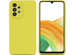 Cadorabo Cover Per Samsung Galaxy A52 (4G / 5G) / A52S Cover Protettiva In Tpu Giallo Custodia In Silicone Custodia Per Cellulare