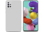 Cadorabo Cover Per Samsung Galaxy A51 4G / M40S Cover Protettiva In Tpu Bianco Custodia In Silicone Custodia Per Telefono Cellulare