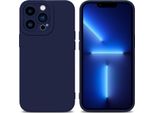 Cadorabo Custodia Per Apple Iphone 13 Pro Max Custodia Protettiva In Silicone Tpu Blu Custodia Per Cellulare