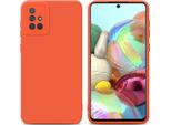 Cadorabo Cover Per Samsung Galaxy A71 4G Cover Protettiva In Tpu Arancione Custodia In Silicone Custodia Per Cellulare