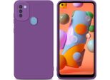 Cadorabo Cover Per Samsung Galaxy A11 / M11 Cover Protettiva In Tpu Viola Custodia In Silicone Custodia Del Telefono Cellulare