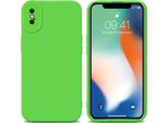 Custodia Cadorabo Per Apple Iphone X / Xs Custodia Protettiva In Tpu Verde Custodia In Silicone Custodia Per Telefono Cellulare
