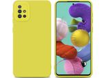 Cadorabo Cover Per Samsung Galaxy A51 4G / M40S Cover Protettiva In Tpu Giallo Custodia In Silicone Custodia Del Telefono Cellulare