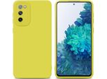 Cadorabo Cover Per Samsung Galaxy S20 Fe Cover Protettiva In Silicone Tpu Giallo Custodia Per Cellulare