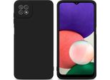 Cadorabo Cover Per Samsung Galaxy A22 5G Cover Protettiva In Tpu Nero Custodia In Silicone Custodia Del Telefono Cellulare