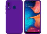 Cadorabo Cover Per Samsung Galaxy A20 / A30 / M10S Cover Protettiva In Tpu Viola Custodia In Silicone Custodia Per Cellulare