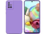 Cadorabo Cover Per Samsung Galaxy A71 4G Cover Protettiva In Silicone Tpu Viola Custodia Per Cellulare