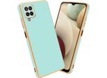 Cadorabo Custodia Protettiva Per Samsung Galaxy A12 / M12 Cover In Verde Custodia Del Telefono Cellulare Custodia In Silicone Tpu Fotocamera Protezione Custodia