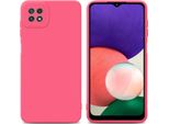 Cadorabo Cover Per Samsung Galaxy A22 5G Cover Protettiva In Tpu Rosso Custodia In Silicone Custodia Per Cellulare