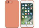 Cadorabo Custodia Per Apple Iphone 7 Plus / 7S Plus / 8 Plus Custodia Protettiva In Silicone Tpu Arancione Custodia Per Cellulare