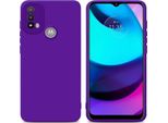 Cadorabo Cover Per Motorola Moto E20 Cover Protettiva In Silicone Tpu Viola Custodia Per Telefono Cellulare